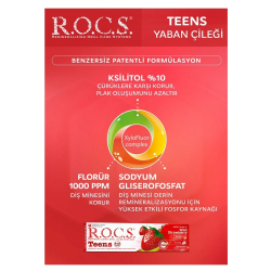 Rocs Teens 8-18 Yaş Diş Macunu Yaban Çileği 60 ml - 4