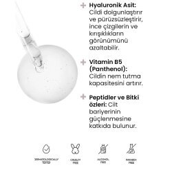 Routine+ Hyalüronik Asit ve Vitamin B5 İçeren Nemlendirici Serum 30ml - Routine (1)