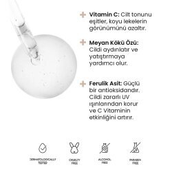 Routine+ Ton Eşitleyici Aydınlatıcı Serum 30ml (%10 C Vitamini %5 Ferulik Asit) - Routine (1)