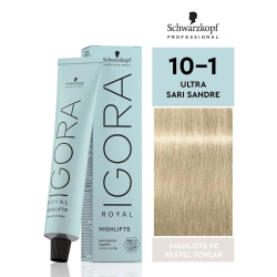 Schwarzkopf Igora Royal Highlifts Saç Boyası - 10.1 Ultra Sarı Sandre 60ml - 3