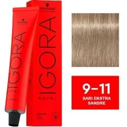 Igora Royal Permanet Color Creme Saç Boyası 60ml - 9.11 Sarı Ekstra Sandre - Igora Royal
