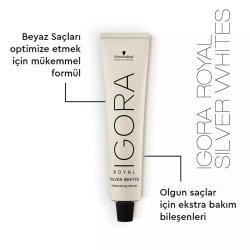 Igora Royal Silver Whites Beyaz Saçlar İçin Gri Saç Boyası 60ml - Silver - Igora Royal (1)