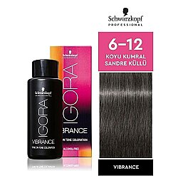 Igora Vibrance Amonyaksız Parlak Saç Boyası 6-12 Koyu Kumral Sandre Küllü 60ml - Igora Royal
