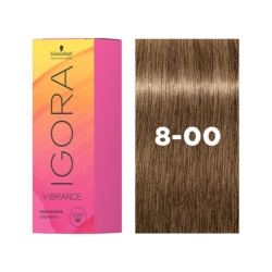 Schwarzkopf Igora Vibrance Amonyaksız Parlak Saç Boyası 60ml - 8.00 Açık Kumral Ekstra Doğal - 3