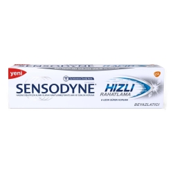 Sensodyne Hızlı Rahatlama Beyazlatıcı Diş Macunu 75ml 