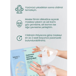 Dermal Seoul Hyaluronic Hydrogel Eriyen Yüz Maskesi - 3