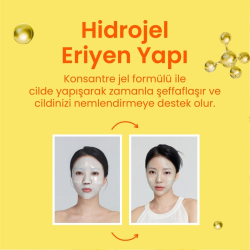 Dermal Korea Vitamin Hidrojel Eriyen Yüz Maskesi 34 gr - 3