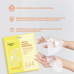 Dermal Korea Vitamin Hidrojel Eriyen Yüz Maskesi 34 gr - 5