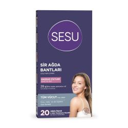 Sesu Hassas Ciltler İçin Ağda Bandı 20li - Sesu