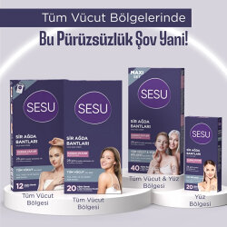 Sesu Hassas Ciltler İçin Ağda Bandı 20li - 8