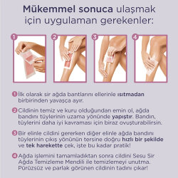 Sesu Hassas Ciltler İçin Ağda Bandı 20li - 4