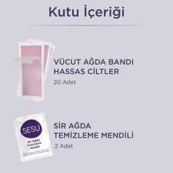 Sesu Hassas Ciltler İçin Ağda Bandı 20li - 3
