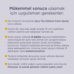 Sesu Tüy Dökücü Sprey Normal Ciltler 150 ml - 3