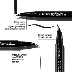 Shiseido ArchLiner Ink Likit Eyeliner 01 Pure Siyah - 3