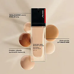 Shiseido Synchro Skin Radiant Lifting Işıltılı Likit Fondöten 120 Ivory 30 ml - Shiseido (1)