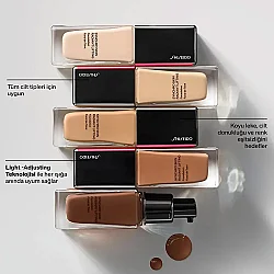 Shiseido Synchro Skin Radiant Lifting Işıltılı Likit Fondöten 140 Porcelain 30 ml - 3