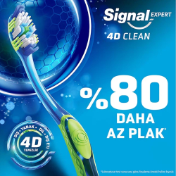 Signal Ultra Clean Expert 4D Clean Diş Fırçası 1+1 Orta - Signal (1)
