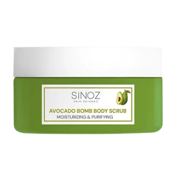 Sinoz Avocado Bomb Nemlendirici ve Arındırıcı Vücut Peelingi 300 gr - Sinoz