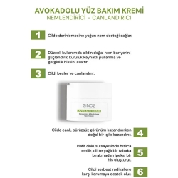 Sinoz Avokado Bomb Yüz Bakım Kremi 50ml - 3