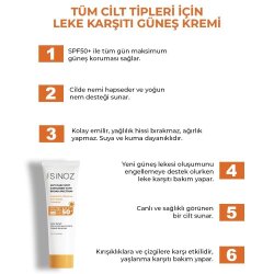 Sinoz Koyu Leke Karşıtı SPF 50+ Yüz Güneş Kremi 50 ML - Sinoz (1)