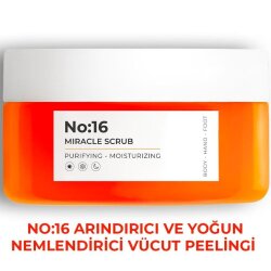 Sinoz No: 16 Yoğun Nemlendirici, Besleyici ve Arındırıcı Vücut Peelingi 250 ml - Sinoz