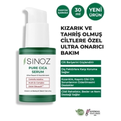 Sinoz Pure Cica Ultra Onarıcı ve Besleyici Bakım Serumu 30ml