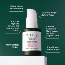 Sinoz Pure Cica Ultra Onarıcı ve Besleyici Bakım Serumu 30ml - 3