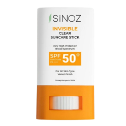 Sinoz SPF50+ Nemlendirici Yüksek Korumalı Şeffaf Stick Güneş Kremi 15 gr - Sinoz