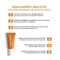 Sinoz Vitamin Kokteyl Nemlendirici Yüz Kremi ve Makyaj Bazı 50ml - Sinoz (1)