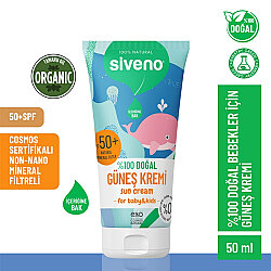 Siveno Bebekler için Doğal Güneş Kremi 50 SPF 50ml - Siveno