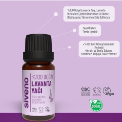 Siveno Doğal Lavanta Uçucu Yağı 10 ml - 3