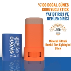 Siveno Doğal Mineral Filtre Renkli Stick Güneş Kremi 15gr - 2