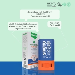 Siveno Doğal Mineral Filtre Renkli Stick Güneş Kremi 15gr - 3