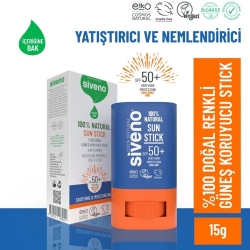 Siveno Doğal Mineral Filtre Renkli Stick Güneş Kremi 15gr