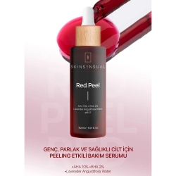 Skin Sensual Red Peel Aha Bha Kırmızı Peeling Serum 30ml