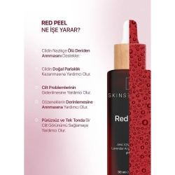 Skin Sensual Red Peel Aha Bha Kırmızı Peeling Serum 30ml - 2