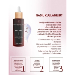 Skin Sensual Red Peel Aha Bha Kırmızı Peeling Serum 30ml - 3