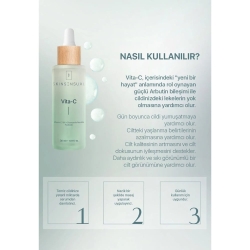 Skin Sensual Vita-c Postbiotic ve Cilt Tonu Eşitleyici Cilt Bakım Serumu 30ml - 3