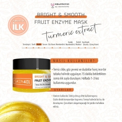 Skin401 Aydınlatıcı & Pürüzsüzleştirici Meyve Enzim Maske 100ml - 4