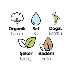 Sleepy Bio Natural Yenidoğan Islak Havlu 40'lı - Sleepy (1)