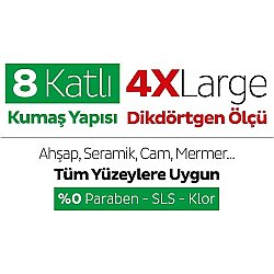 Sleepy Easy Clean Beyaz Sabun Katkılı Mopa Uyumlu Yer Temizlik Havlusu 50 Yaprak - 5