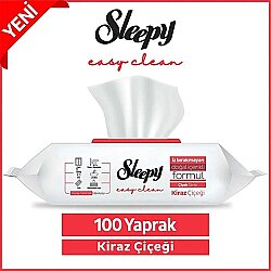 Sleepy Easy Clean Kiraz Çiçeği Yüzey Temizlik Havlusu 100 Yaprak - Sleepy (1)