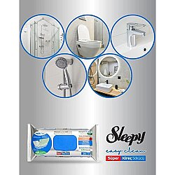 Sleepy Easy Clean Süper Kireç Sökücü Yüzey Temizlik Havlusu Mendili 30 Yaprak - 5