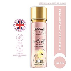 So Fragrance Unique Vanilla Latte Vücut Spreyi 150ml - So Fragrance