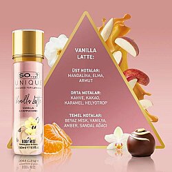 So Fragrance Unique Vanilla Latte Vücut Spreyi 150ml - So Fragrance (1)