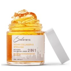 Soho NYC Vegan Collagen Anti-Aging Anti-Rinse Mask Effective Serum 15ml - Soho N.Y.C