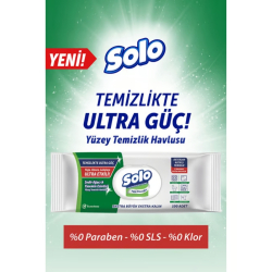 Solo Sedir&Yasemin Yüzey Temizlik Havlusu 100 Yaprak - 5