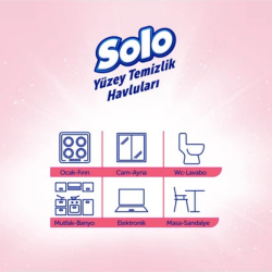 SOLO YÜZEY TEMİZLİK HAVLUSU 100 LÜ Sakura - 6
