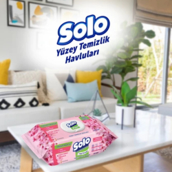 SOLO YÜZEY TEMİZLİK HAVLUSU 100 LÜ Sakura - 7