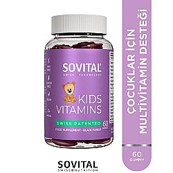 Sovital Kids Çocuklar İçin Çiğnenebilir Vitamin 60 Gummies - Sovital